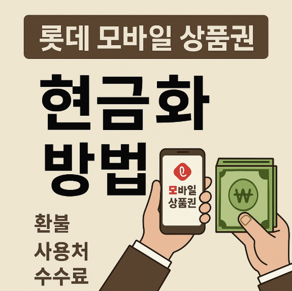 롯데 모바일 상품권 현금화 방법 썸네일