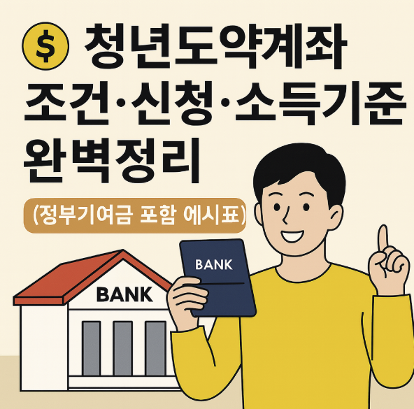 청년도약계좌 조건 신청 소득기준 썸네일 이미지