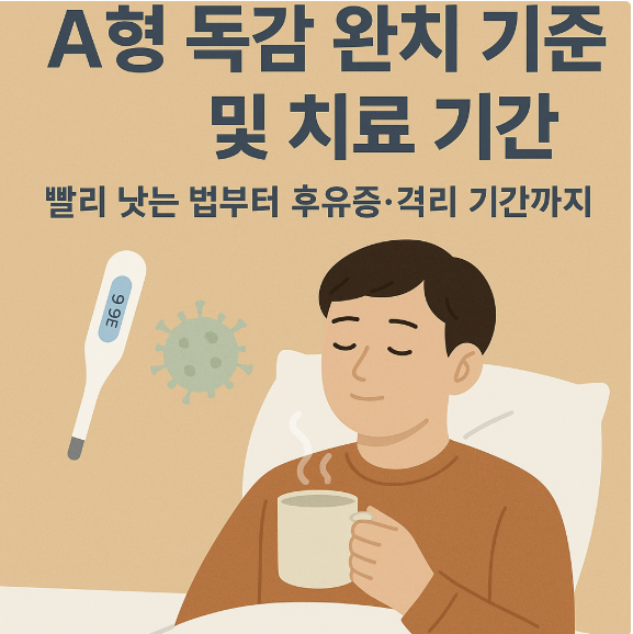 A형 독감 완치 기준 및 치료 기간 썸네일 이미지
