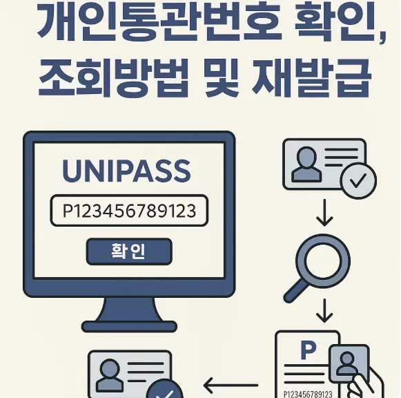 개인통관번호 확인, 조회방법 및 재발급 썸네일 이미지