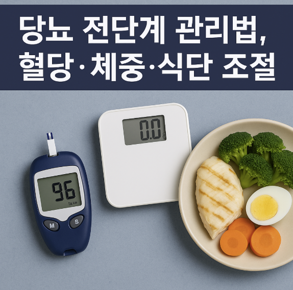 당뇨 전단계 관리법 혈당 체중 식단 조절 썸네일 이미지