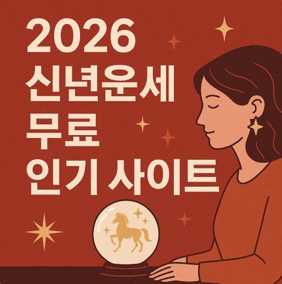 2026 신년운세 무료 인기 사이트 썸네일 이미지