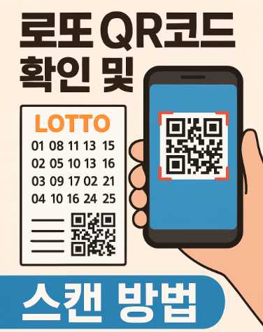 로또 QR코드 확인 및 스캔방법 썸네일 이미지