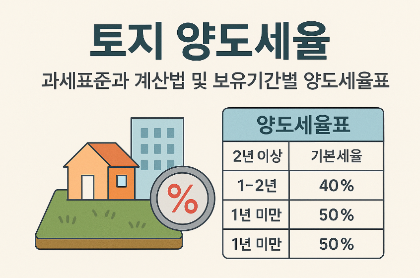 토지 양도세율 썸네일 이미지
