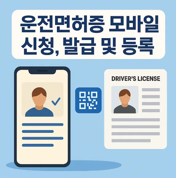 운전면허증 모바일 신청, 발급 및 등록 썸네일 이미지
