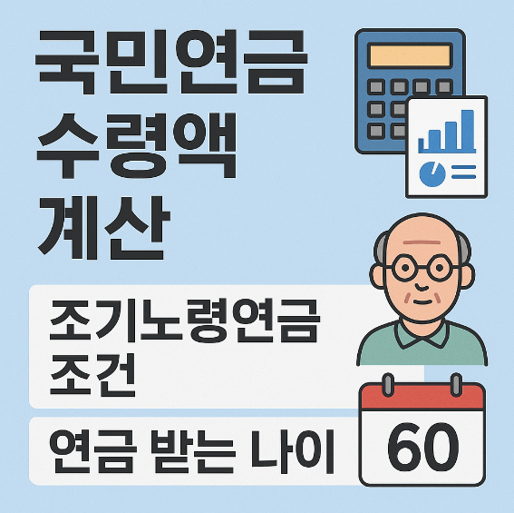 국민연금 수령액 계산, 조기노령연금 썸네일 이미지