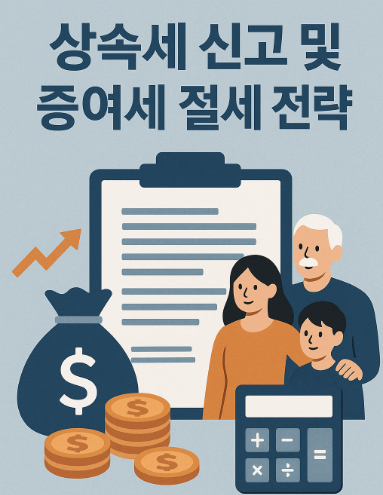 상속세 신고 및 증여세 절세절약 썸네일 이미지