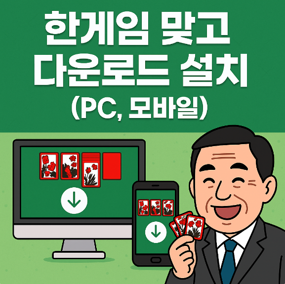 한게임 맞고 다운로드 설치 썸네일 이미지