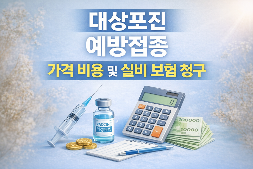 대상포진 예방접종 가격비용 및 실비 보험 청구 썸네일 이미지