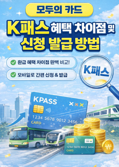모두의카드 k패스혜택차이범 및 신청발급 방법 썸네일 이미지