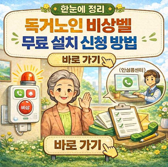 독거노인 비상벨 무료 설치 신청방법 썸네일 이미지
