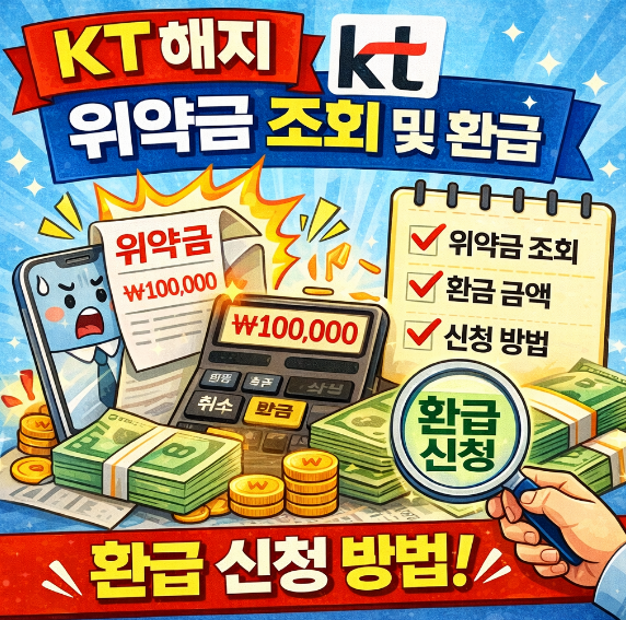 kt해지 위약금 조회 및 환급 썸네일 이미지