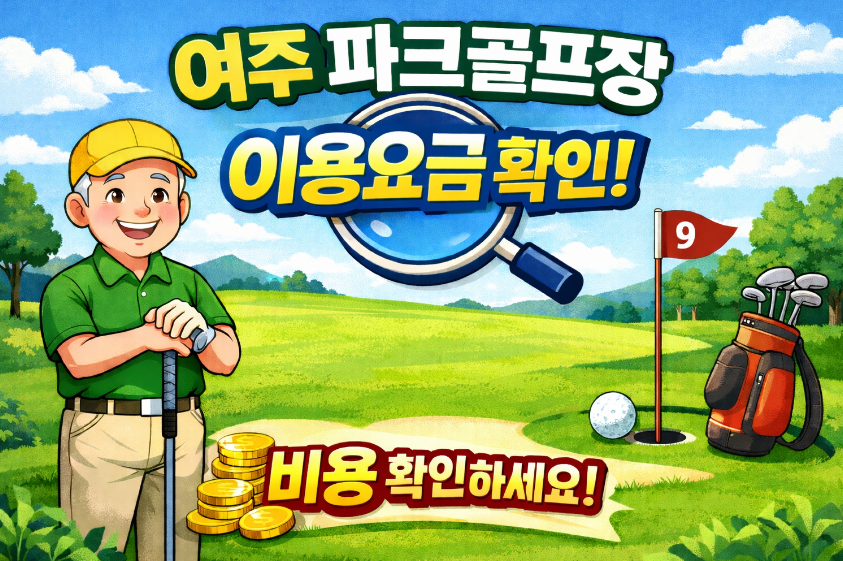 여주 파크골프장 이용요금 예약하기 썸네일 이미지