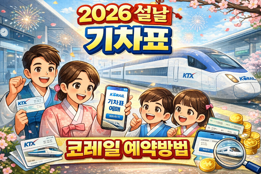 2026 설날 기차표 예약방법 썸네일 이미지