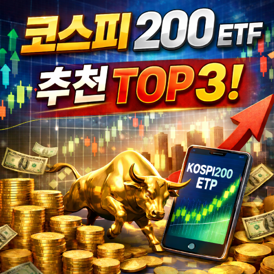 코스피 200 ETF 추천 TOP3 썸네일 이미지